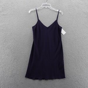 Reiss Navy Blue VNeck Sienna Slip‎ Dress Size 6 Womens Mini Spaghetti Strap NEW